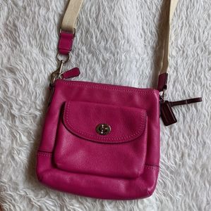 Coach Pink Leather Crossbody